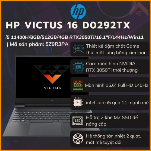 HP Victus 16 d0292TX (5Z9R3PA)